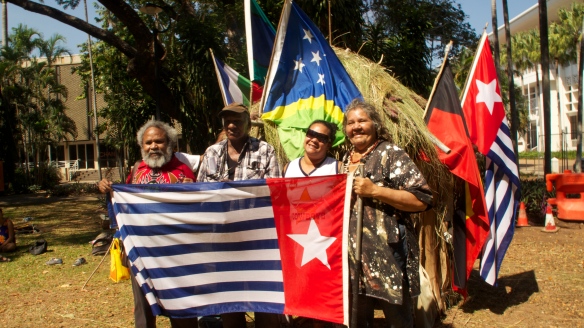 The first Freedom Forum held in Darwin on Larrakia Land  Papua Merdeka!